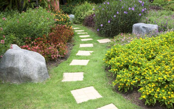 allée de jardin